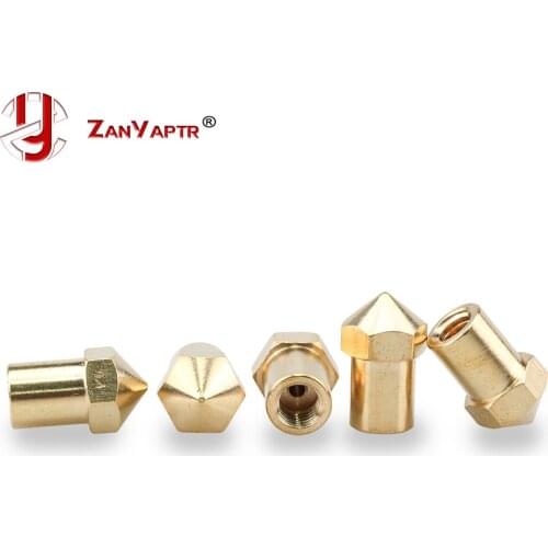 1Pcs 3D Printer Parts Creatbot Brass Nozzle J-Head Extruder 0.4mm for 1.75mm For 3D V6 & V5