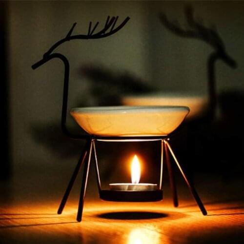 Metal Burner Candle Holder Incense Gift Light Profession Essential Oil Aroma Diffuser Tea Aromatherapy Yoga Room Home Decoration