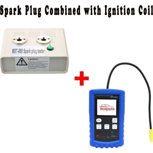 MST-880 Spark Plug Tester with automobile Ignition signal tester MST-1000 with spark plug tester
