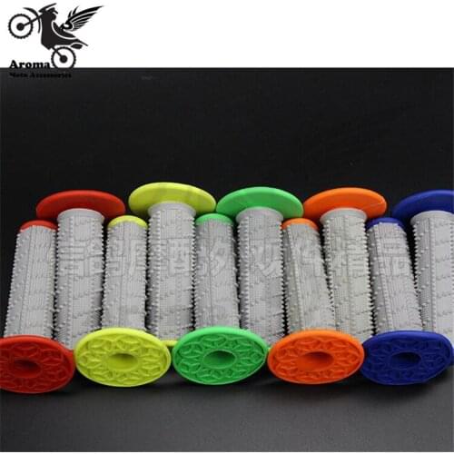Soft rubber colorful universal part motorbike accessories moto handle grip motocross handlebar for KTM grip motorcycle handlebar