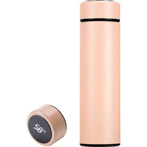 Water Cup Portable Thermal Stainless Steel Temperature Display Water Bottle for Daily Life Water Cup
