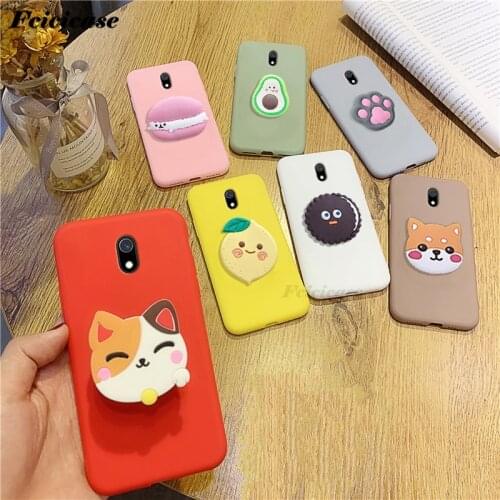 3D Cartoon Phone Holder Case For Xiaomi Redmi 8A Cute Cover Silicone Coque Fundas For Xiaomi Redmi 8A A8 8 A Back Bags