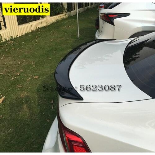 For Lexus IS250 Spoiler IS300 IS350 ABS Material Car Rear Wing Primer Color Rear Spoiler For Lexus IS350 Spoiler 2012-2018