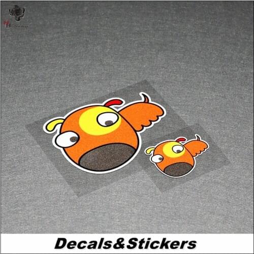 NO.L033 Cartoon Cute Dog 3M Reflective Modified Stickers Car Helmet MOTO GP Waterproof Decals Racing Motorcycle