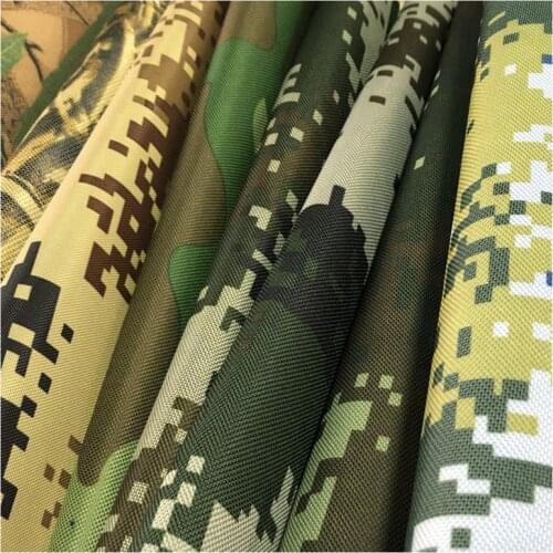Outdoor Camouflage Fabric Pvc Thickening 600D Oxford Camouflage Fabric Can Be Used As Luggage 50*150cm W78