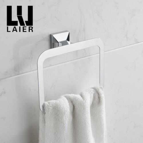 Vidric Silver copper towel ring towel rack towel full bobbin hanging ring towel rack towel ring