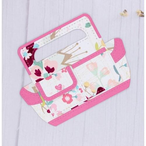 YPPcraft Cute Crafty Tote Bag Metal Cutting Dies Stencils for DIY Scrapbooking Decorative Embossing DIY Paper Cards