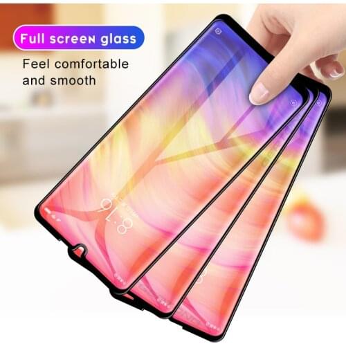 5D Full Screen Tempered Glass For Xiaomi Redmi 7 Note 7 Pro Full Cover Curved Screen Protector Real 5D Edge Over 3D 4D