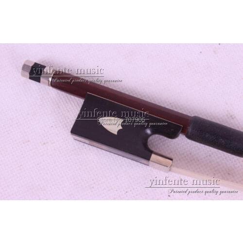 1 pcs 4/4 Violin Bow dark color Brazilwood inlay Color #R 22