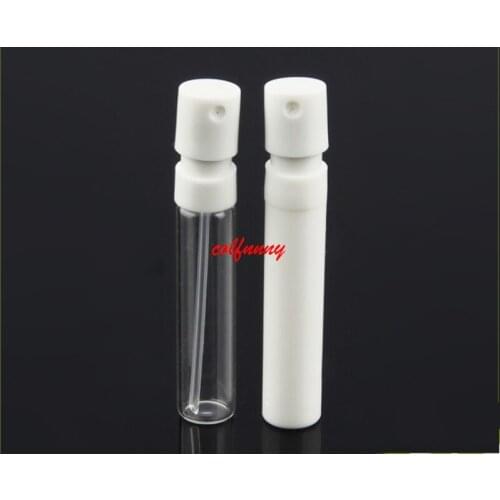 1000pcs/lot Mini Perfume Small Sample Vials Perfume Bottle 2ml Empty Laboratory Liquid Fragrance Test Tube Trial Bottle