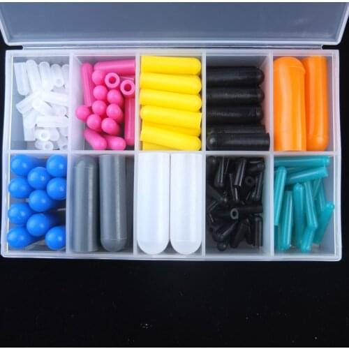 143Pcs M2~M16 High Temp Silicone Rubber Protective Caps Assortment Kit, Masking System Kit Perfect for Powder Coating, Painting
