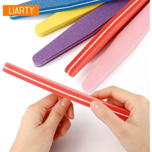 5/10/20pcs Sanding Nail File Professional Nail Buffer Manicure Replaceable Nail Sands Washable Board Tool Manicure Beauty Tools