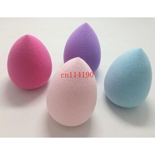 50pcs/lot 32x46mm Water Droplets Shape Makeup Sponge Smooth Powder Cosmetic Puff Make Up Clean Tools