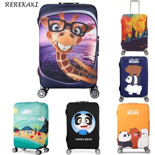Travel Suitcase Dust Case Cover Trolley Elastic Protective Luggage Cover 18-32 Inch Thickening Baggage Covers Travel Accessories