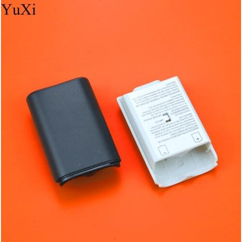 Black white AA Battery Cover ABS Plastic Battery Holder Shell Case for XBOX360 Wireless Controller Game Accessories Replacement