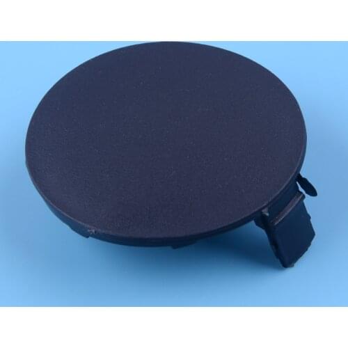 DWCX Black Plastic Car Right Front Bumper Round Tow Hook Eye Protective Cover Cap 53286-0R060 Fit For Toyota RAV4 2013 2014 2015