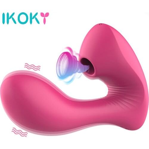 IKOKY Clitoris Stimulation Vagina Sucking Sex Toys For Woman Female Masturbation Dildo Vibrators Adult Products