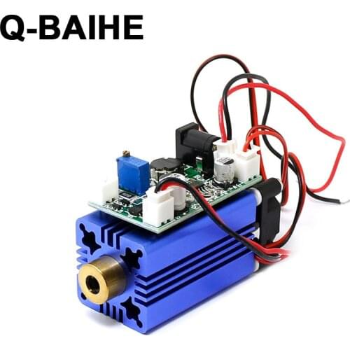 405nm 150mW 200mW 300mW Violet/Purple Laser Dot Module 12V+ TTL+ Fan Cooling- Working Long