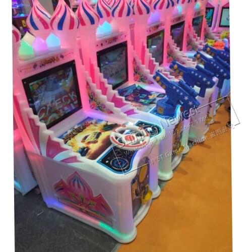 Indoor Game Center Amusement Fairground Coin Operated Simulator Video Games Gun Shooting And Drive Car Racing Arcade Machine