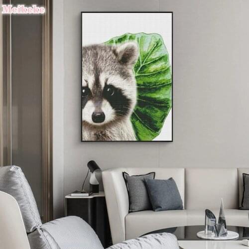 Full Square/Round Animal Family Mural 5D DIY Diamond Painting Embroidery Mosaic Kit Home Decor High Quality Products