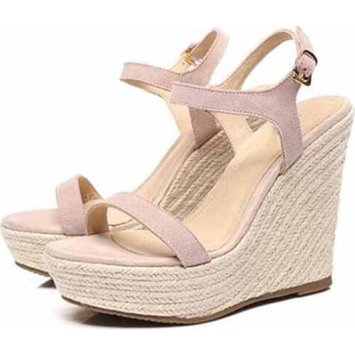 29/5000 In summer 2018, the new wedges and sandals are made of high heels and waterproof platform for womens shoes