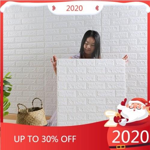 3D stereo foam wall stickers living room bedroom children room decorative self-adhesive wallpaper