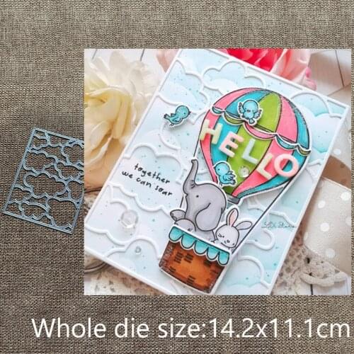 New Design Craft Metal stencil mold Cutting Dies Cloudy frame decoration scrapbook die cuts Album Paper Card Craft Embossing