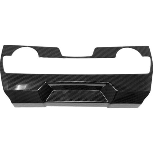 Center Console Panel Trim ABS Carbon Fiber Style Interior Decoration Accessories for Honda 10Th Gen Civic 2016-2020