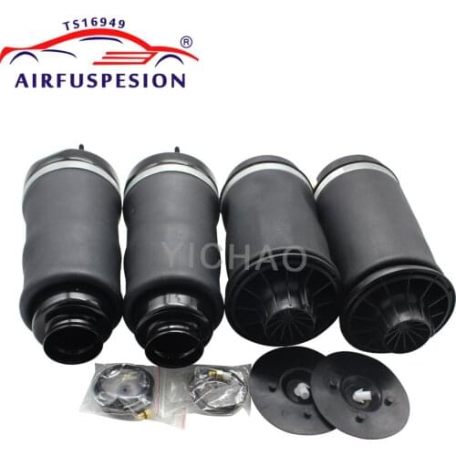 For Mercedes W164 X164 2pcs Front + 2pcs rear ML GL Glass Air Suspension Spring bag 1643205813 1643205913 1643200725 2005-2012