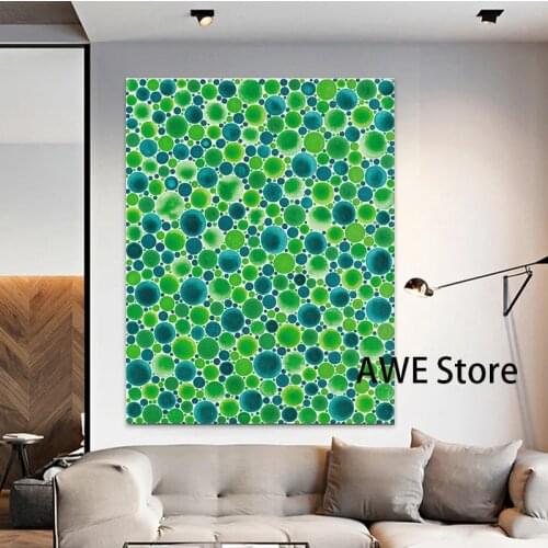 Posters and Prints Oil Painting Wall painting Yayoi Kusama DOTS-OBSESSION Home Decorative Wall Art Picture For Living Room