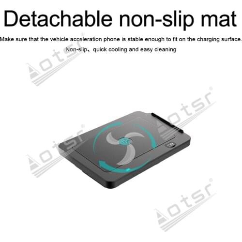 QI Car wireless charger For Toyota RAV4 2016 2017 2018 2019 car infrared Fast wireless charger Phone Holder for iphone / Samsung