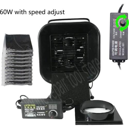 Adjustable 220V/110V EU/US Plug 60W 493 Solder Smoke Absorber ESD Fume Extractor with 10 free Activated Carbon Filter Sponge