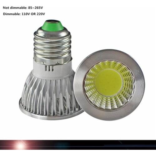 Led bulb Lampada E27 lights LED COB Spotlight Dimmable 6w 9w 12w Spot Light Bulb high power lamp 110V 220V