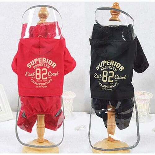 Reflective Cat Dog Raincoat Waterproof Pet Clothes for Small Dogs Corgi Yorkies Jumusuits Puppy Dog Rain Coat Impermeabile Cane