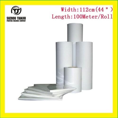 Korea JET heat transfer sublimation Paper 112cm(44")x100meters/Roll