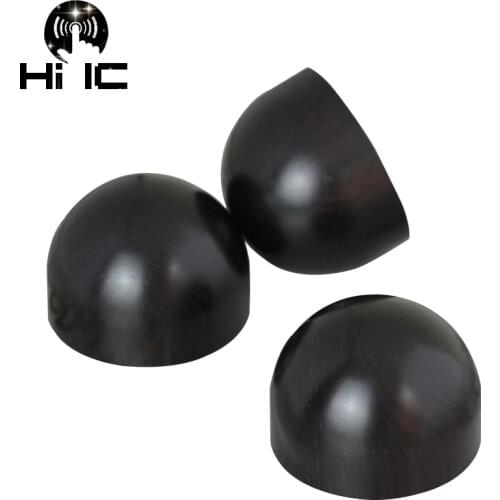 HIFI Audio Hemisphere Column Speaker Amplifier Shock Absorber Feet Pad Vibration Stands Ebony Anti-shock Self-adhesive