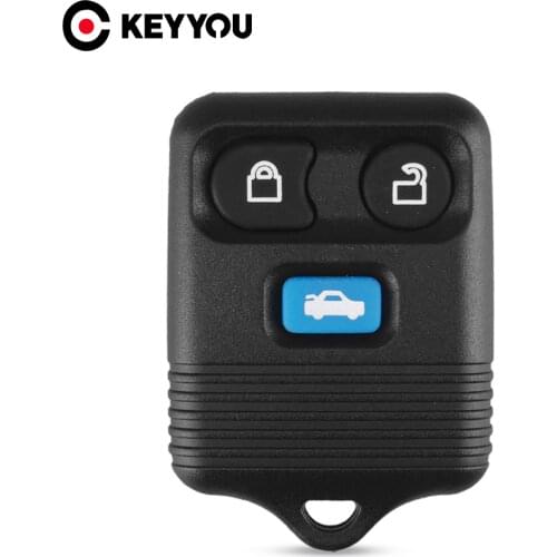KEYYOU 3 Buttons Replacement Remote Key Shell Keyless Entry Fob Case For Ford Escape Transit MK6 Connect 2000-2006 Auto Car Key