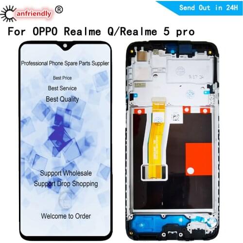 LCD for OPPO Realme Q realme 5 pro LCD display touch panel screen digiziter sensor assembly lcds for OPPO Realme5pro realme 5pro