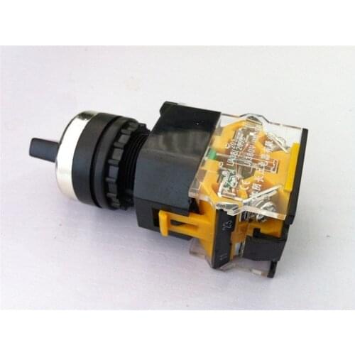 1Pcs LA38-20X3 3 Position 2NO Maintained Select Selector Switch Rotary Switch Brand New