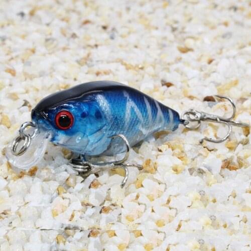 1PCS Minnow Fishing Lure 45mm 4.2g Floating Hard Bait Wobbler Jig Bait Crankbait Carp Striped bass Pesca Fishing tackle SwimBait