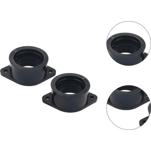 New 2PCS Replacement for 74-75 Kawasaki KZ400 Carburetor Intake Manifold Boot Joint Carb Insulator Motorcycle Part