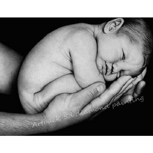 5d diy, diamond painting, little baby, angel, full square, round, 3d diamond embroidery, mosaic, resin rhinestone, art painting