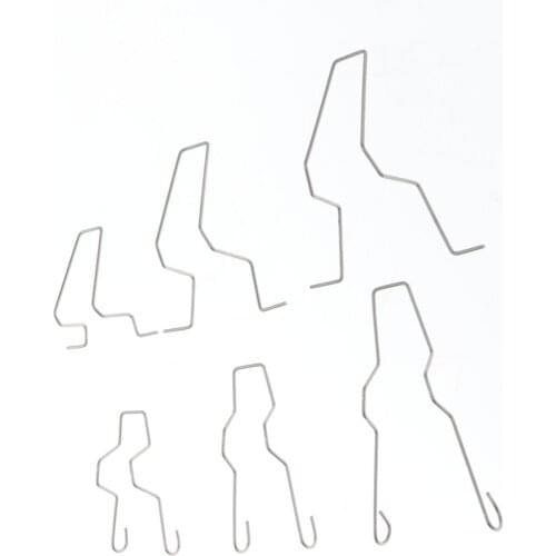 6pcs Car Headlamp Dip Spring Clips, Car Headlight Retainer Clamps Headlight Clip