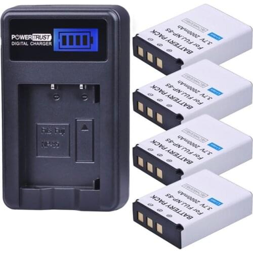 NP-85 NP85 FNP-85 FNP85 FNP 85 Digital Camera Battery 2000mAh & USB charger for FUJIFILM NP170 SL240 SL245 SL300 SL305 CB170