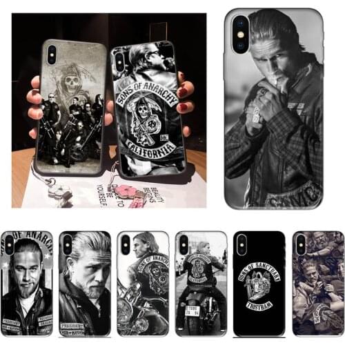 XSPING American TV Sons of Anarchy Phone Case For iPhone 12 Mini 11 Pro XS Max X XR 7 8 Plus
