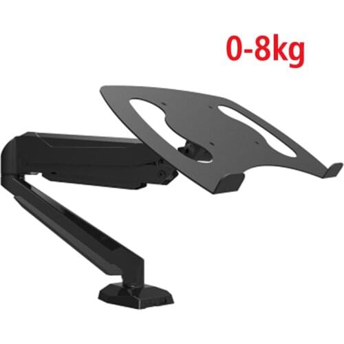 DL-GM212U 360 Rotation Aluminum Alloy 2 in 1 Tablet PC Holder and Laptop Stand Holder Dual Arm Office Desktop Lapdesk Br
