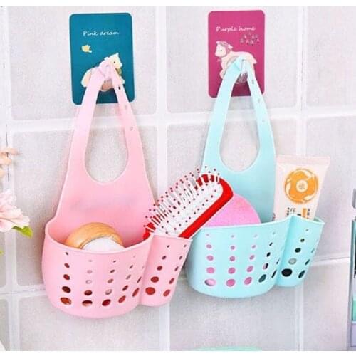 Sink Filter Kitchen Triangular Sink Filter Strainer Drain Vegetable Fruite Drainer Basket Suction Cup Sponge Holder Storage Tool