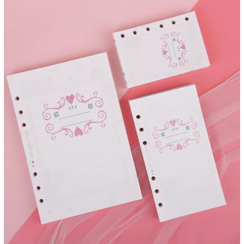 Fromthenon Cute Filler Paper Set for A5a6a7 Spiral Notebooks Kawaii Diary Refill 2021 Agenda Planner Organizer Inner Core