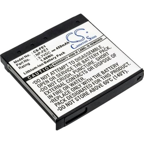 Cameron Sino Camera Replacement Li-ion Battery 450mAh For NP-FE1 Sony Cyber-shot DSC-T7, C Free Tools