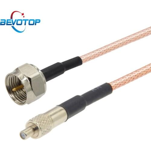 10pcs CRC9 F Coaxial RF Cable 3G HUAWEI MODEM Extension Cable TS9 Female to F Type Male Plug RG316 Jumper Pigtail